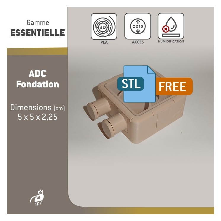 ADC Fondation STL Gratuit